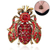 Cartoon Style Cute Animal Insect Bee Alloy Enamel Plating Inlay Rhinestones Unisex Brooches