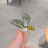 Cartoon Style Cute Animal Insect Bee Alloy Enamel Plating Inlay Rhinestones Unisex Brooches