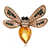 Cartoon Style Cute Animal Insect Bee Alloy Enamel Plating Inlay Rhinestones Unisex Brooches