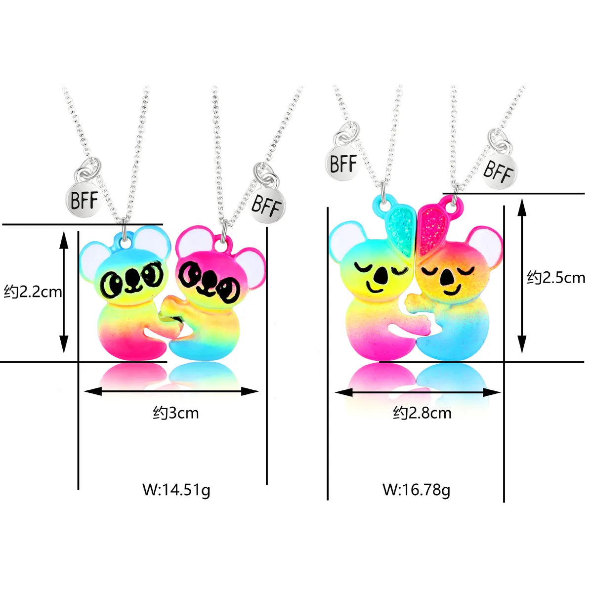 Cartoon Style Cute Animal  Alloy Girl'S Pendant Necklace