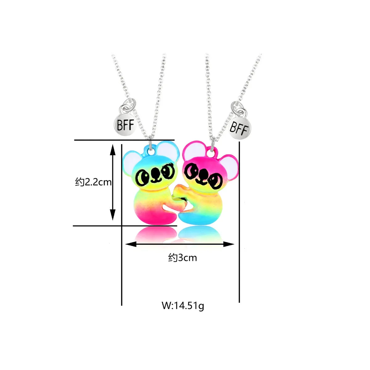 Cartoon Style Cute Animal  Alloy Girl'S Pendant Necklace