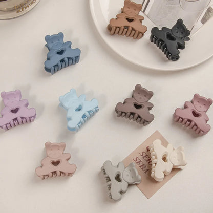 Cartoon Style Cute Bear Plastic Hair Claws