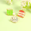 Cartoon Style Cute Book Cat Alloy Stoving Varnish Unisex Brooches