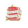 Cartoon Style Cute Book Cat Alloy Stoving Varnish Unisex Brooches