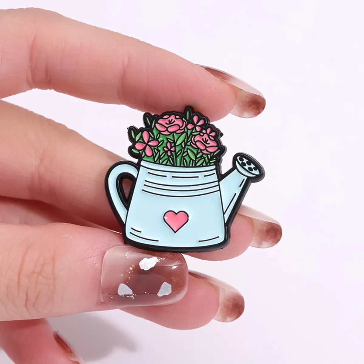 Cartoon Style Cute Car Bicycle Flower Alloy Plating Unisex Brooches