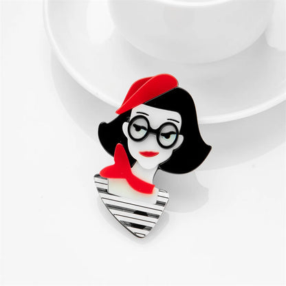 Cartoon Style Cute Cartoon Character Arylic Women'S Brooches