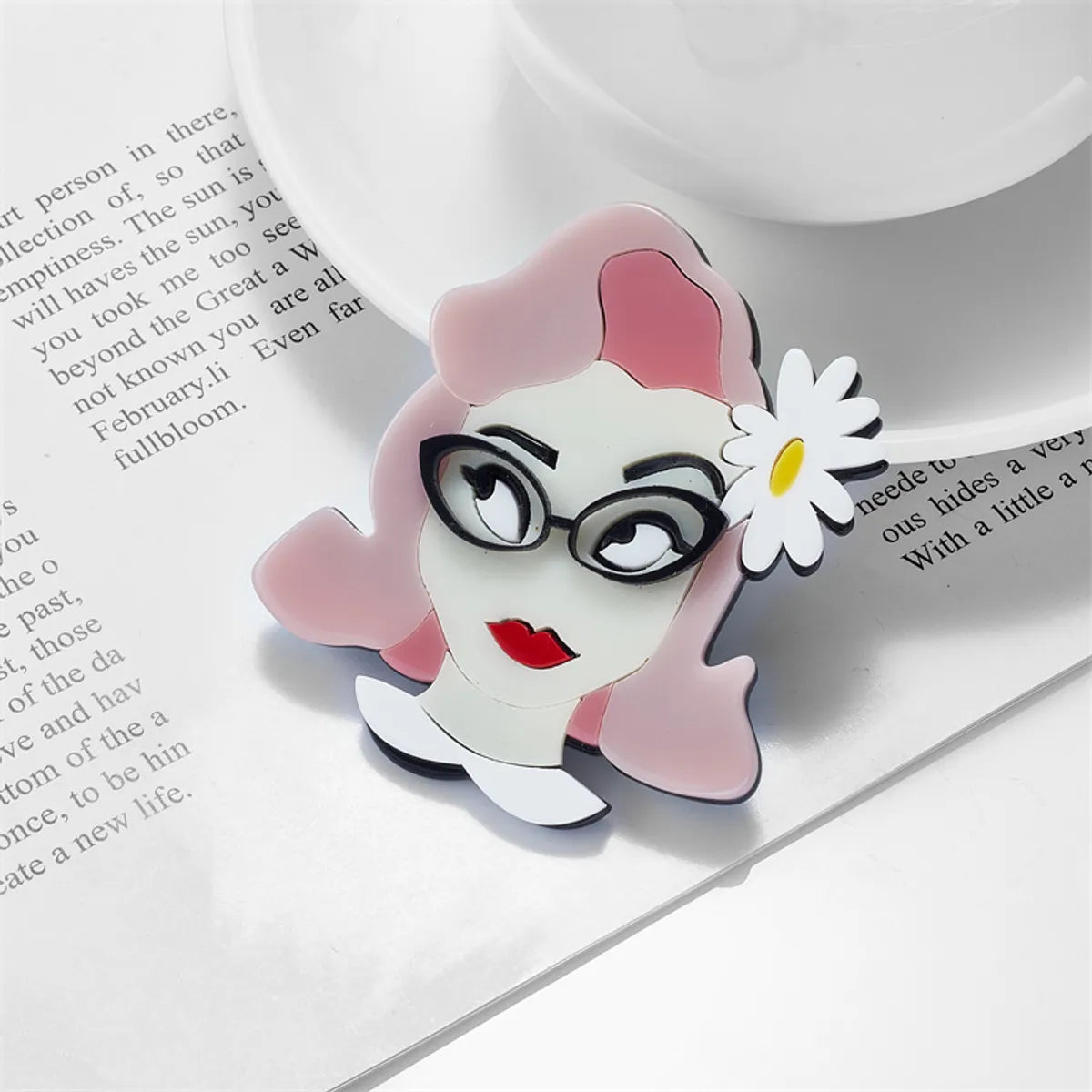 Cartoon Style Cute Cartoon Character Arylic Women'S Brooches