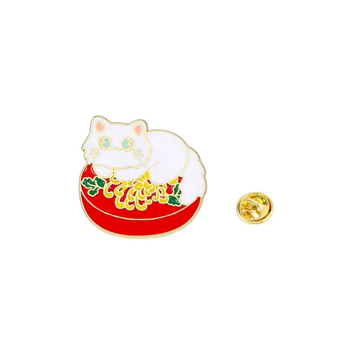 Cartoon Style Cute Cat Alloy Women'S Brooches