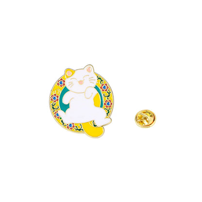 Cartoon Style Cute Cat Alloy Women'S Brooches