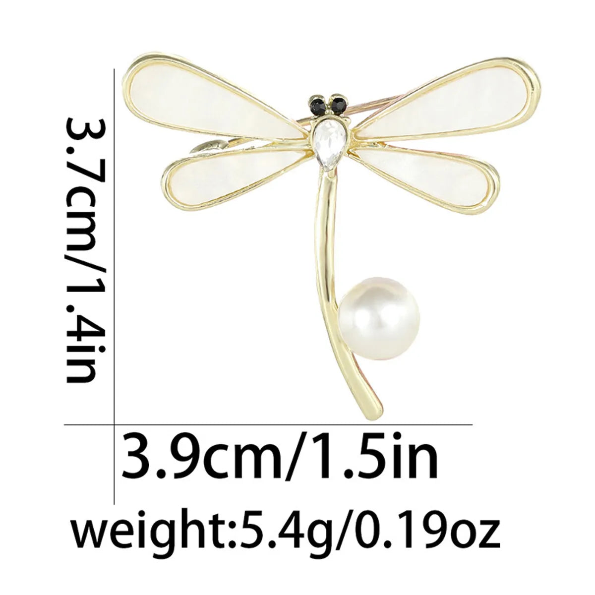 Cartoon Style Cute Cat Dragonfly Eagle Alloy Enamel Plating Inlay Artificial Pearls Rhinestones Unisex Corsage Brooches Collar Pin