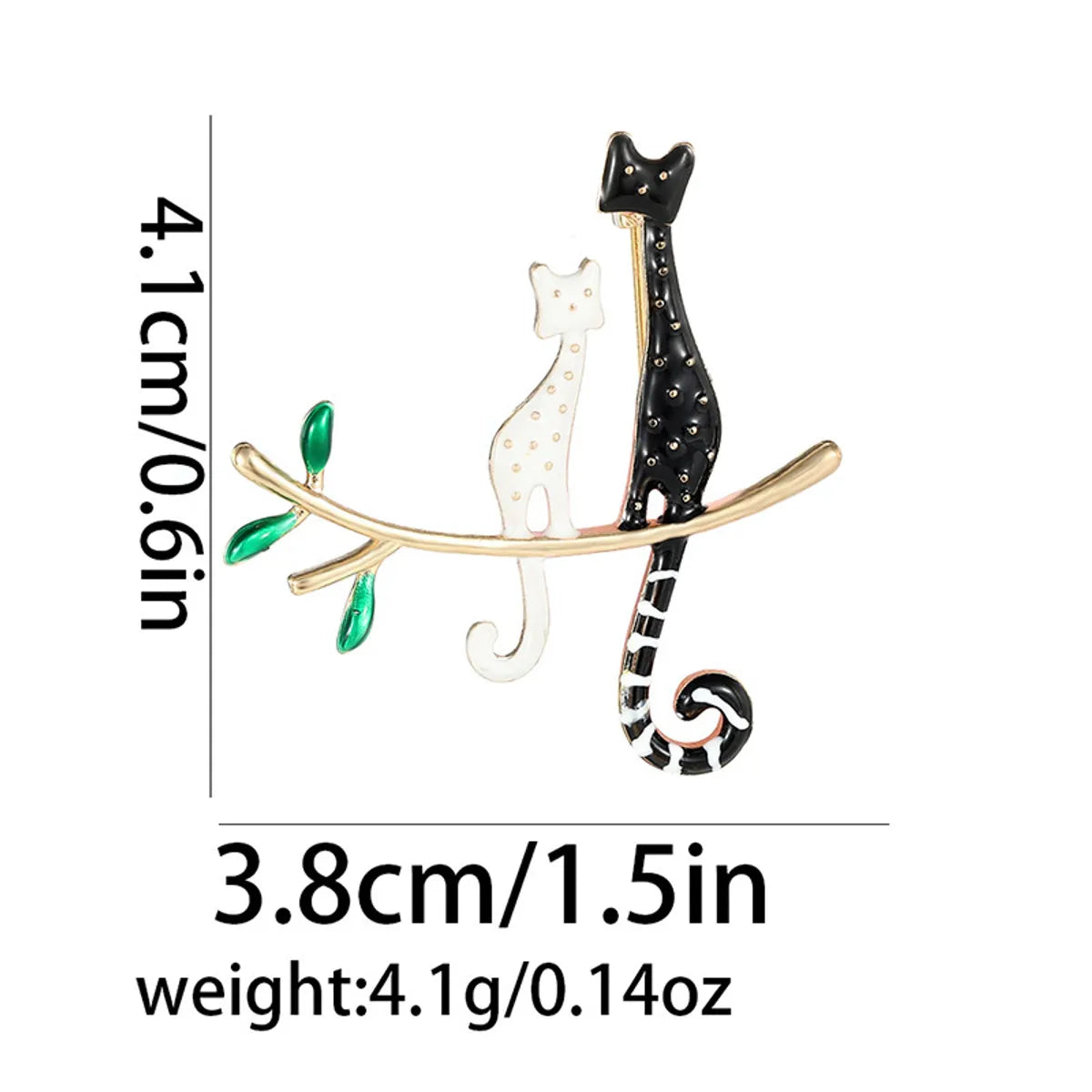 Cartoon Style Cute Cat Dragonfly Eagle Alloy Enamel Plating Inlay Artificial Pearls Rhinestones Unisex Corsage Brooches Collar Pin