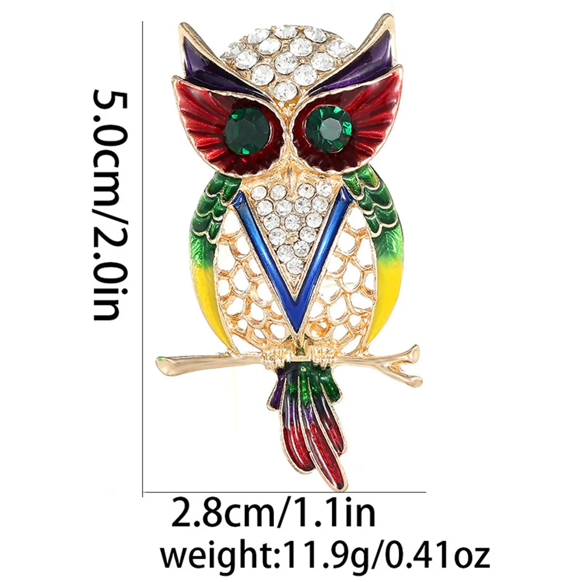 Cartoon Style Cute Cat Dragonfly Eagle Alloy Enamel Plating Inlay Artificial Pearls Rhinestones Unisex Corsage Brooches Collar Pin