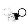 Cartoon Style Cute Cat Titanium Steel Unisex Bag Pendant Keychain