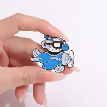 Cartoon Style Cute Cowboy Style Alloy Stamping Stoving Varnish Plating Unisex Brooches