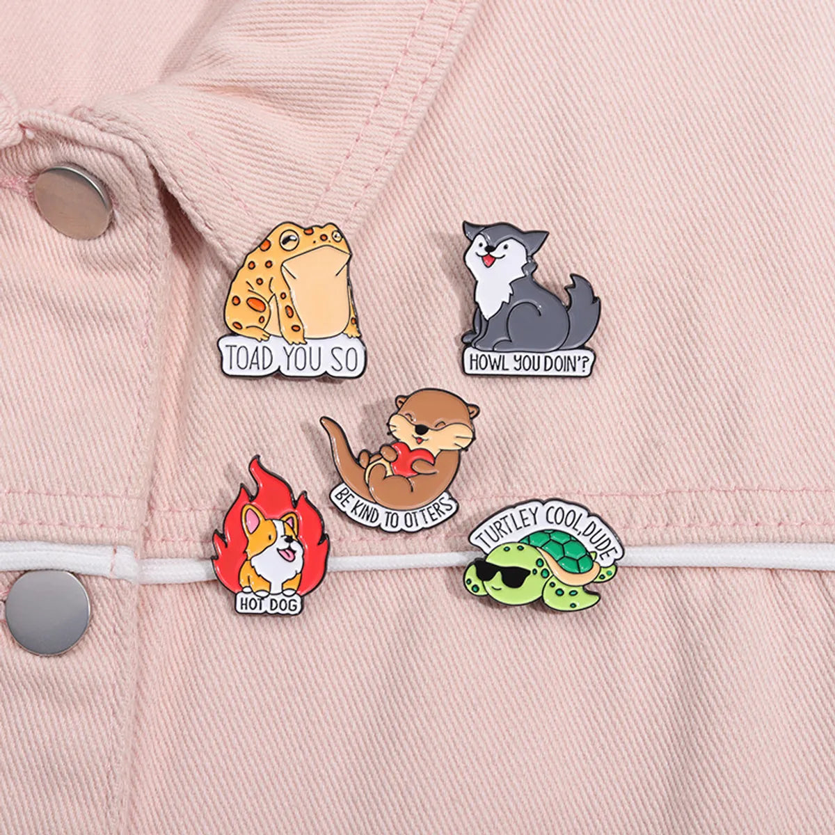 Cartoon Style Cute Cowboy Style Animal Alloy Stamping Stoving Varnish Plating Women'S Brooches