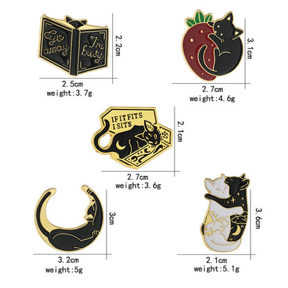 Cartoon Style Cute Cowboy Style Animal Alloy Stoving Varnish Plating Kid'S Unisex Brooches Collar Pin