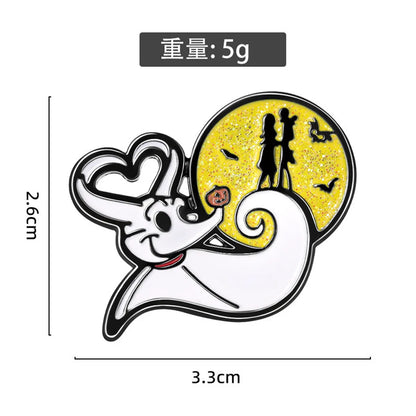 Cartoon Style Cute Cowboy Style Animal Alloy Stoving Varnish Plating Kid'S Unisex Brooches