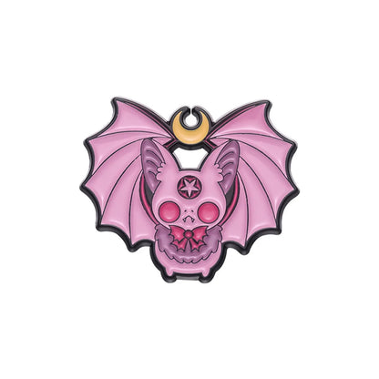 Cartoon Style Cute Cowboy Style Bat Skull Alloy Stamping Stoving Varnish Unisex Brooches