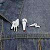 Cartoon Style Cute Cowboy Style Dog Alloy Stamping Stoving Varnish Plating Unisex Brooches