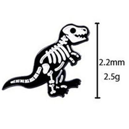 Cartoon Style Cute Cowboy Style Rabbit Animal Dinosaur Alloy Stamping Stoving Varnish Plating Unisex Badge Brooches