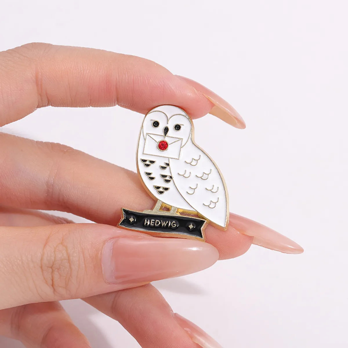 Cartoon Style Cute Cowboy Style Trophy Letter Owl Alloy Stamping Stoving Varnish Plating Unisex Badge Brooches Collar Pin