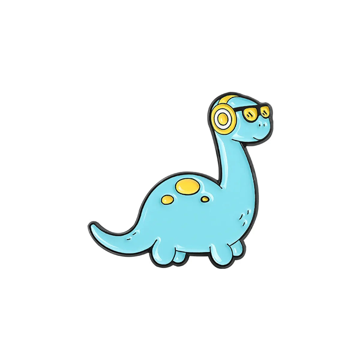 Cartoon Style Cute Dinosaur Alloy Stoving Varnish Women'S Brooches