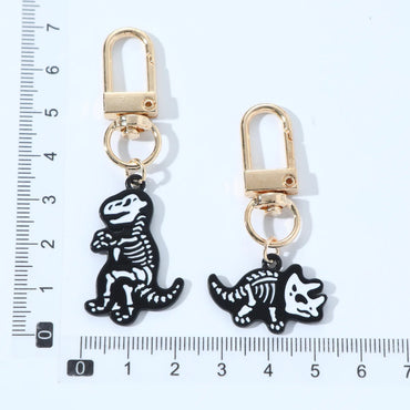 Cartoon Style Cute Dinosaur Metal Zinc Alloy Bag Pendant Keychain