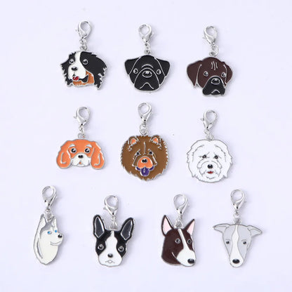 Cartoon Style Cute Dog Metal Unisex Bag Pendant Keychain