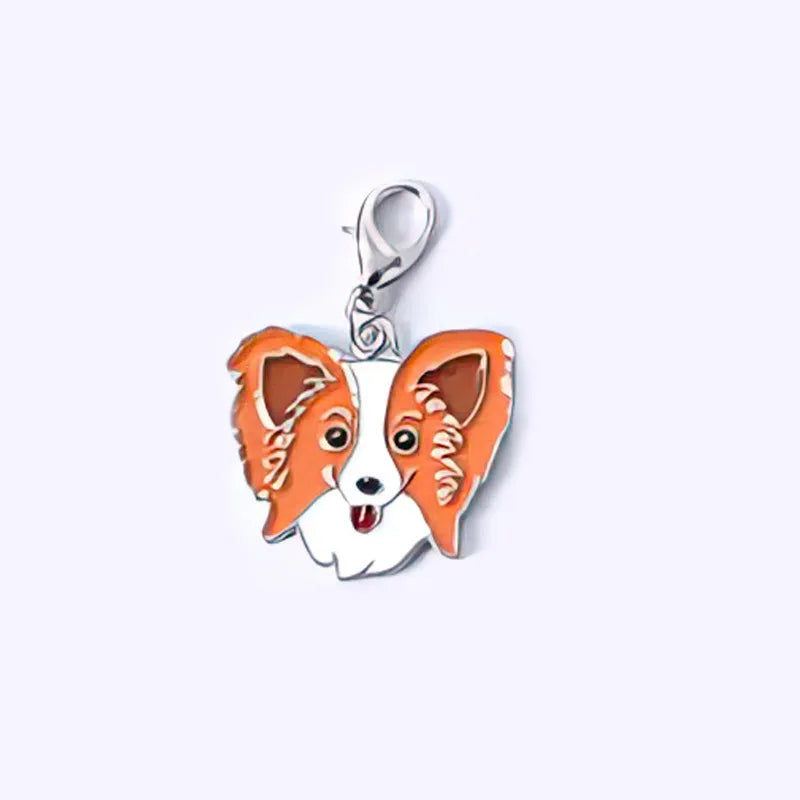 Cartoon Style Cute Dog Metal Unisex Bag Pendant Keychain