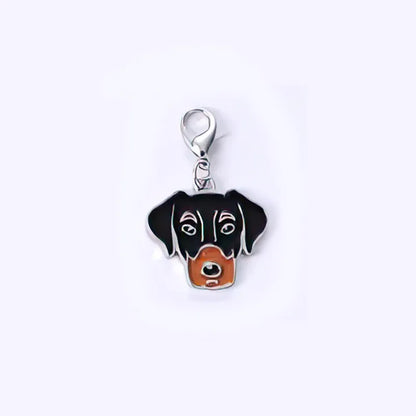 Cartoon Style Cute Dog Metal Unisex Bag Pendant Keychain