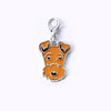 Cartoon Style Cute Dog Metal Unisex Bag Pendant Keychain