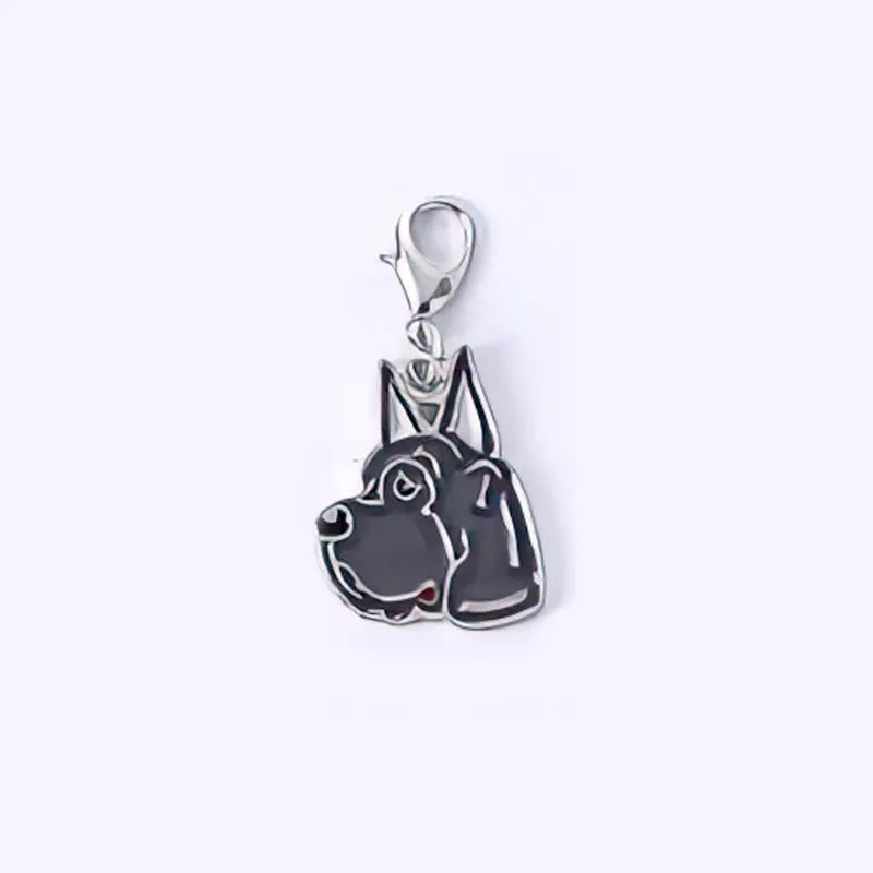 Cartoon Style Cute Dog Metal Unisex Bag Pendant Keychain