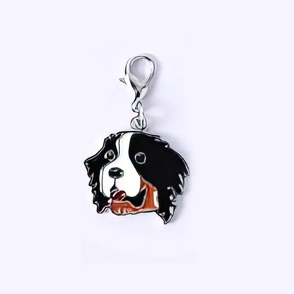 Cartoon Style Cute Dog Metal Unisex Bag Pendant Keychain