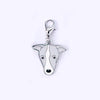 Cartoon Style Cute Dog Metal Unisex Bag Pendant Keychain