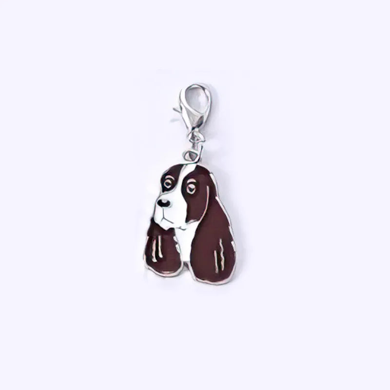 Cartoon Style Cute Dog Metal Unisex Bag Pendant Keychain