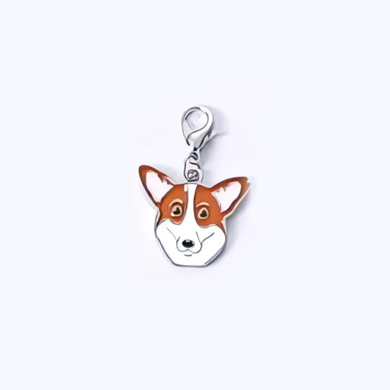 Cartoon Style Cute Dog Metal Unisex Bag Pendant Keychain