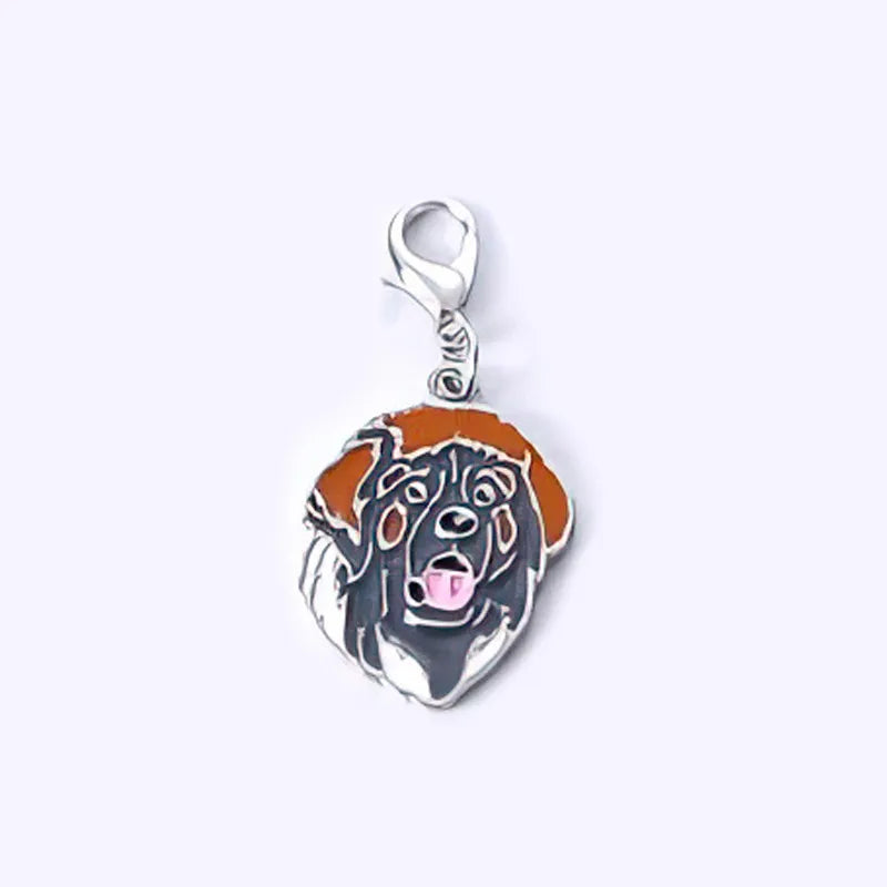 Cartoon Style Cute Dog Metal Unisex Bag Pendant Keychain