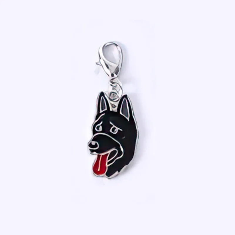 Cartoon Style Cute Dog Metal Unisex Bag Pendant Keychain