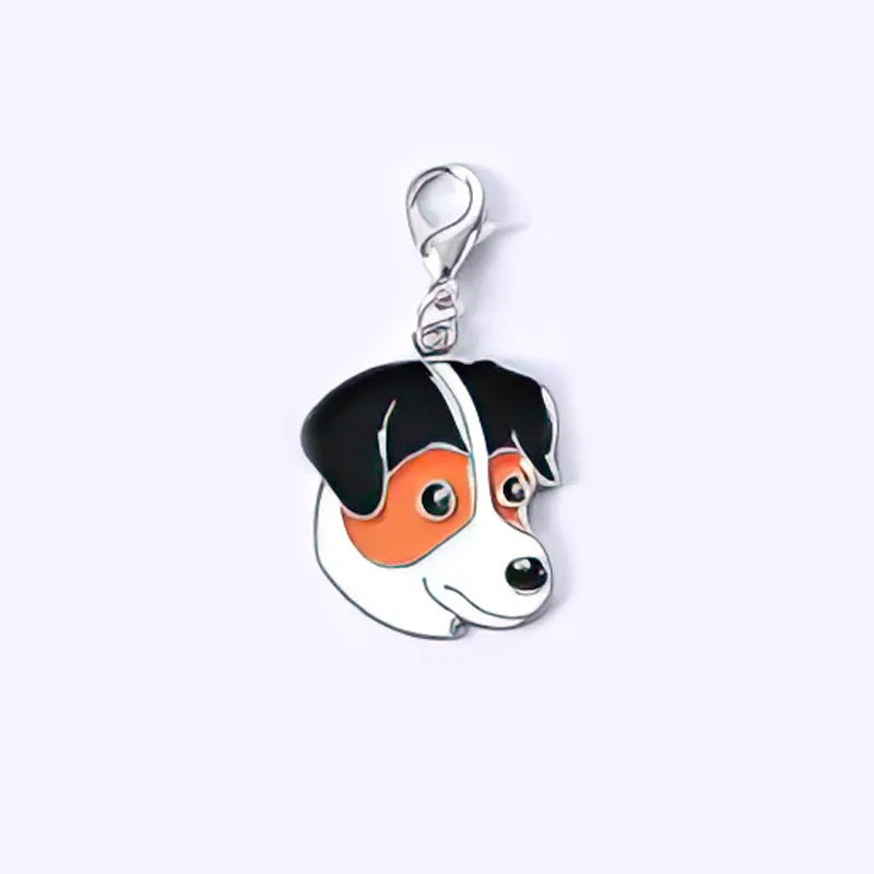 Cartoon Style Cute Dog Metal Unisex Bag Pendant Keychain