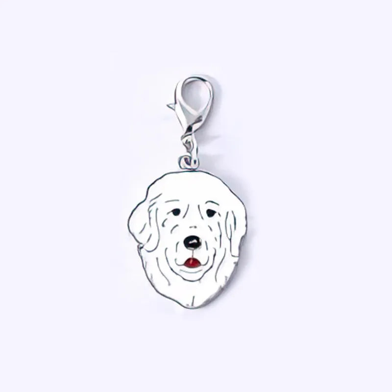 Cartoon Style Cute Dog Metal Unisex Bag Pendant Keychain