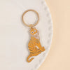 Cartoon Style Cute Dog Paw Print Metal Bag Pendant Keychain