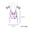 Cartoon Style Cute Flamingo  Cat Alloy Girl'S Pendant Necklace