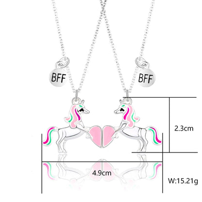 Cartoon Style Cute Flamingo  Cat Alloy Girl'S Pendant Necklace