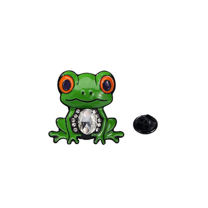 Cartoon Style Cute Frog Alloy Unisex Brooches