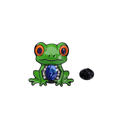 Cartoon Style Cute Frog Alloy Unisex Brooches