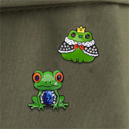 Cartoon Style Cute Frog Alloy Unisex Brooches