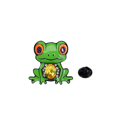 Cartoon Style Cute Frog Alloy Unisex Brooches