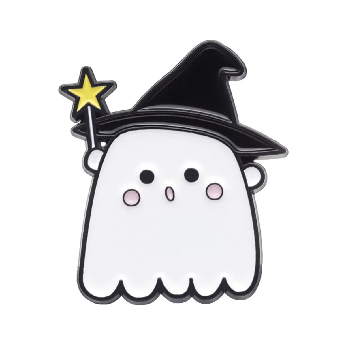 Cartoon Style Cute Ghost Alloy Stoving Varnish Women'S Brooches