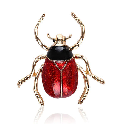 Cartoon Style Cute Insect Alloy Enamel Inlay Rhinestones Unisex Brooches