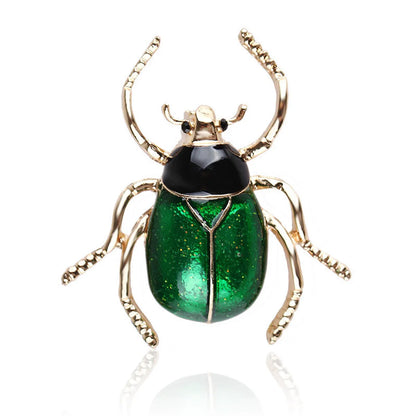 Cartoon Style Cute Insect Alloy Enamel Inlay Rhinestones Unisex Brooches